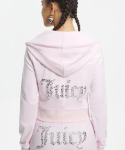 Baby Pink Juicy Logo Women Tracksuit