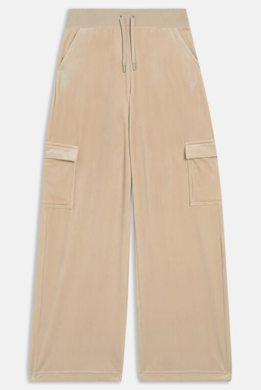 BRAZILIAN SAND CARGO VELOUR TROUSER DIAMANTE