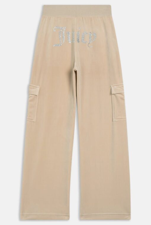 BRAZILIAN SAND CARGO VELOUR TROUSER DIAMANTE