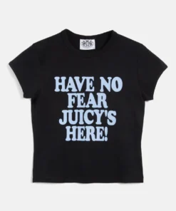 Black Have no fear baby tee