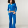 Blue Juicy Couture velour heritage Tracksuit