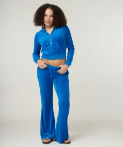 Blue Juicy Couture velour heritage Tracksuit