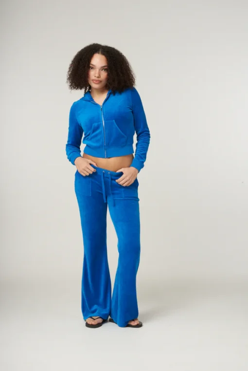 Blue Juicy Couture velour heritage Tracksuit