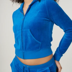 Blue Juicy Couture velour heritage Tracksuit