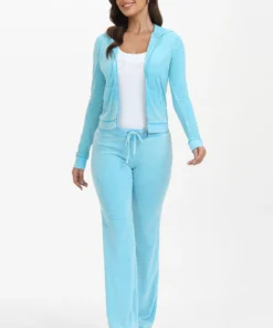 Blue Women Juicy Couture Zip Tracksuit