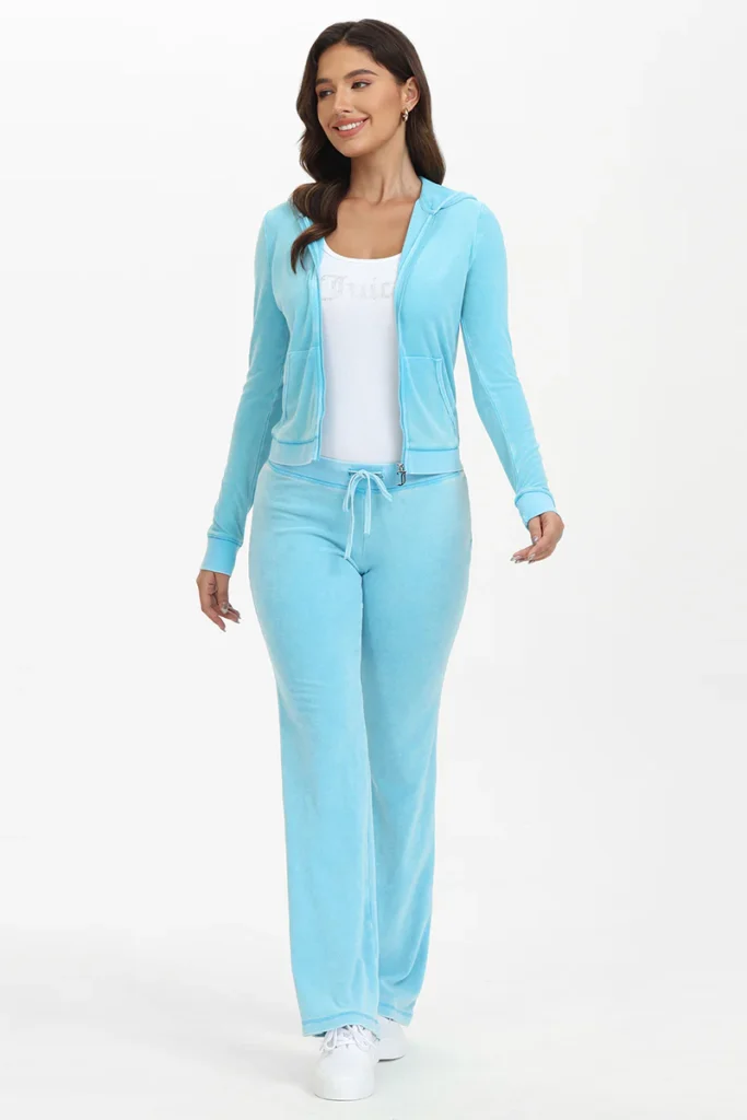 Blue Women Juicy Couture Zip Tracksuit