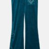 DEEP LAGOON ULTRA LOW RISE BAMBOO VELOUR HERITAGE CREST POCKETED BOTTOMS