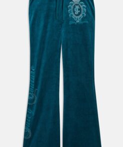 DEEP LAGOON ULTRA LOW RISE BAMBOO VELOUR HERITAGE CREST POCKETED BOTTOMS