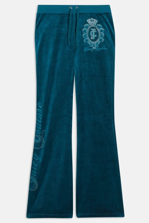 DEEP LAGOON ULTRA LOW RISE BAMBOO VELOUR HERITAGE CREST POCKETED BOTTOMS