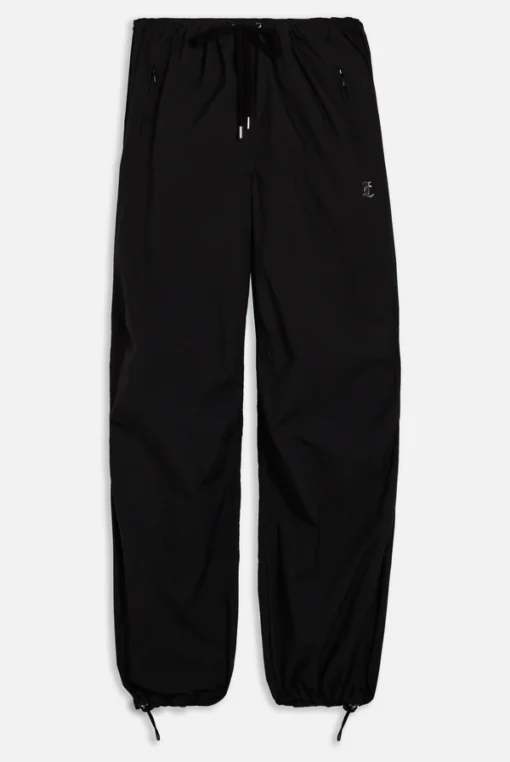 DIAMANTE PARACHUTE PANTS – BLACK