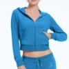 Dark Blue Women Juicy Couture Hoodie