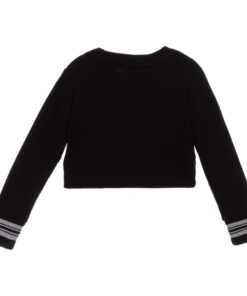 JUICY COUTURE CROPPED SWEATSHIRT – BLACK