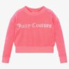 JUICY COUTURE GIRL VELOUR SWEATSHIRT – PINK