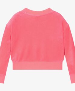 JUICY COUTURE GIRL VELOUR SWEATSHIRT – PINK