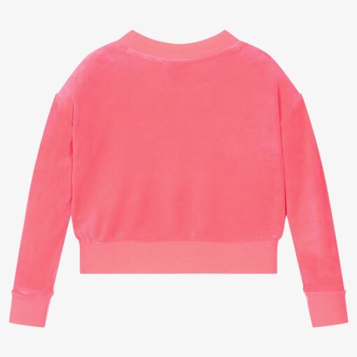 JUICY COUTURE GIRL VELOUR SWEATSHIRT – PINK