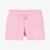 JUICY COUTURE GIRLS COTTON SHORTS – PINK