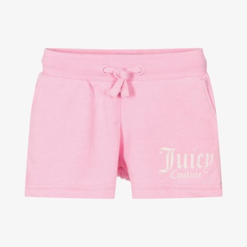 JUICY COUTURE GIRLS COTTON SHORTS – PINK