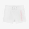 JUICY COUTURE GIRLS COTTON SHORTS – WHITE