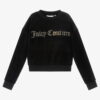 JUICY COUTURE GIRLS DIAMANTÉ SWEATSHIRT – BLACK