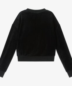 JUICY COUTURE GIRLS DIAMANTÉ SWEATSHIRT – BLACK