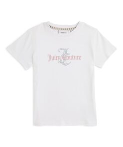 JUICY COUTURE KIDS Logo T-Shirt – Bright White