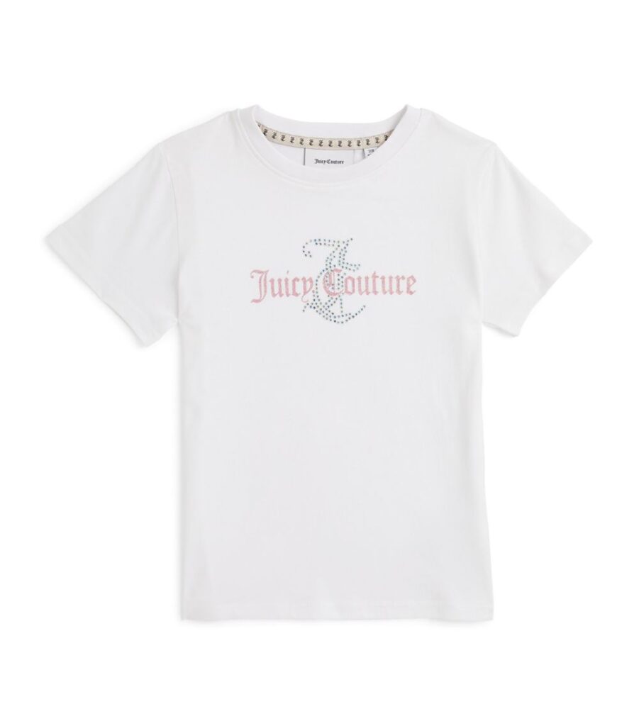 JUICY COUTURE KIDS Logo T-Shirt – Bright White