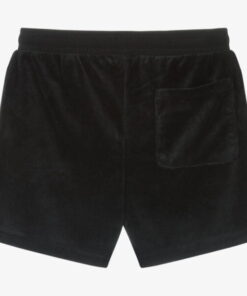 JUICY COUTURE TEEN GIRLS VELOUR SHORTS – BLACK