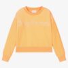 JUICY COUTURE VELOUR LOGO SWEATSHIRT – ORANGE