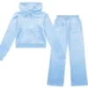 Juicy Couture Baby Blue Zip Up Tracksuit