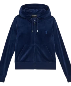 Juicy Couture Blue Zip Up Hoodie