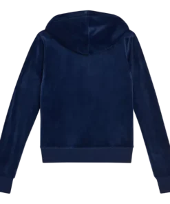 Juicy Couture Blue Zip Up Hoodie