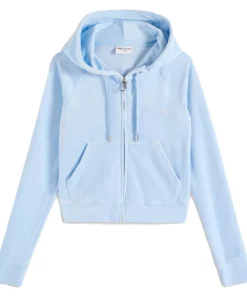 Juicy Couture Blue Zip Up Hoodie