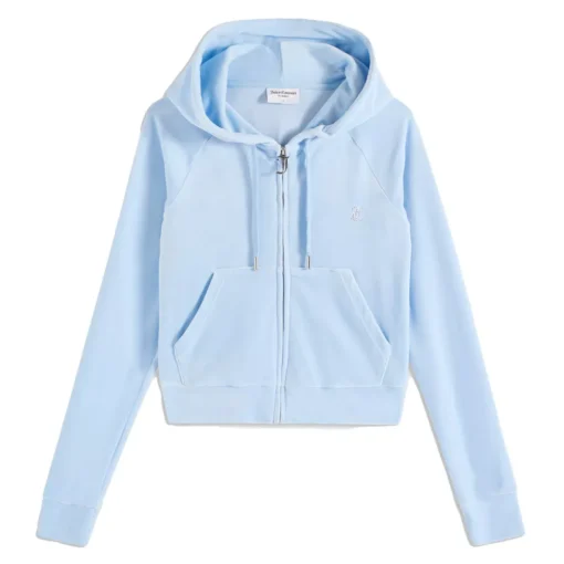 Juicy Couture Blue Zip Up Hoodie