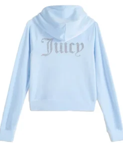 Juicy Couture Blue Zip Up Hoodie