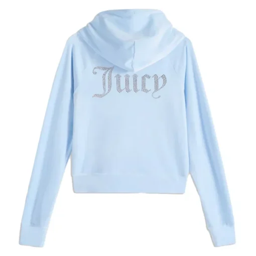 Juicy Couture Blue Zip Up Hoodie