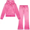 Juicy Couture Fuchsia Flared Tracksuit Pink