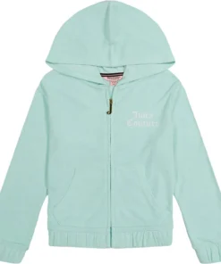 Juicy Couture Girls 7-16 French Terry Zip Up Hoodie