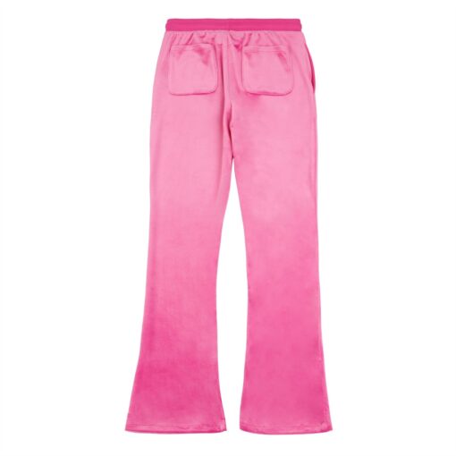 Juicy Couture Girls Diamante Velour Bootcut Joggers