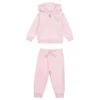 Juicy couture Baby Girls Velour Zip Up Tracksuit – Pink