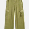 MOSSTONE CARGO VELOUR DIAMANTE TROUSER