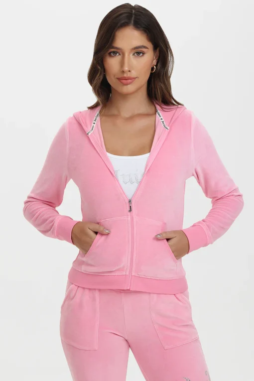 Pink Juicy Couture Velour Tracksuit