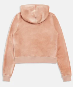 Rose dust bamboo velour heritage hoodie