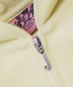 Tender yellow bamboo velour Tracksuit