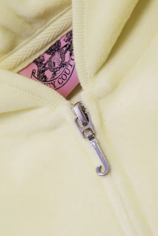 Tender yellow bamboo velour Tracksuit