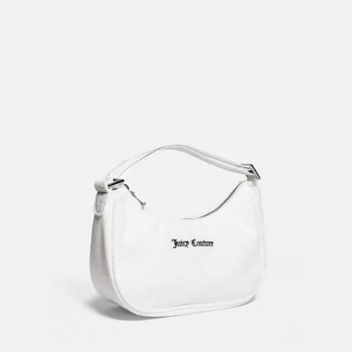 White Juicy Couture Kendal Towelling Shoulder Bag