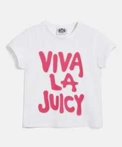 White Viva La Juicy Baby Tee